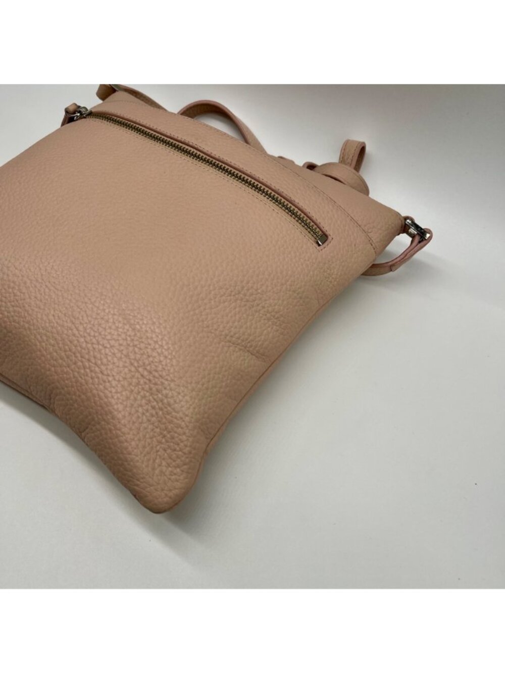 Halogen Pink Leather Crossbody Bag - Picture 6 of 11